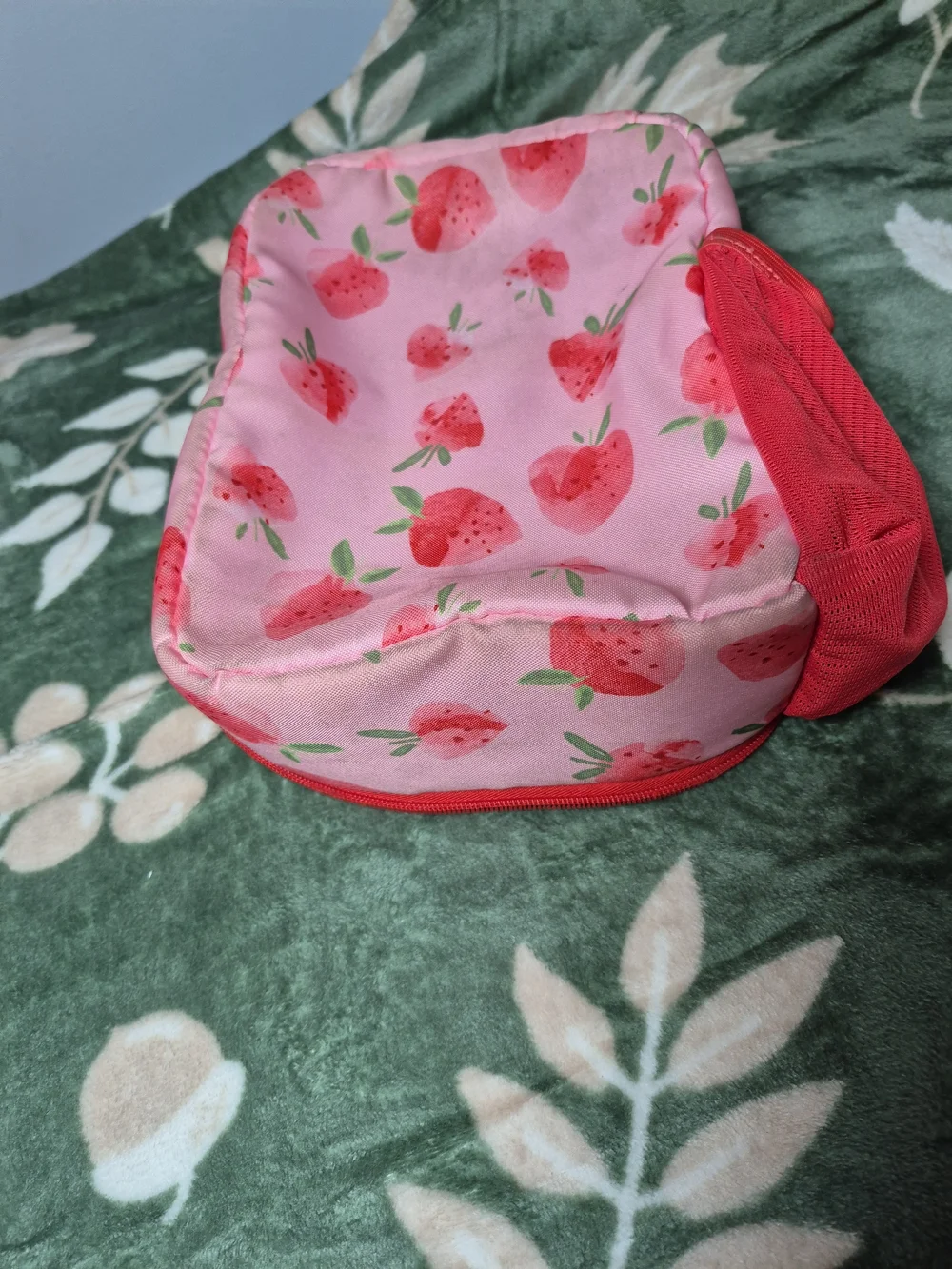 Kids Pink Strawberry Lunch Bag
